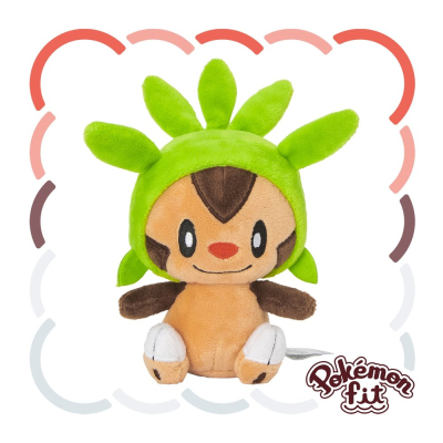 Authentic Pokemon Center Pokemon fit plush Chespin 13cm 