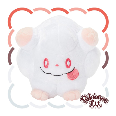 Officiële Pokemon center Pokemon fit knuffel Swirlix 10cm 