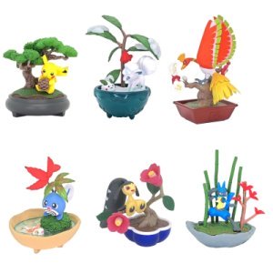 Authentic Pokemon figures re-ment Bonsai