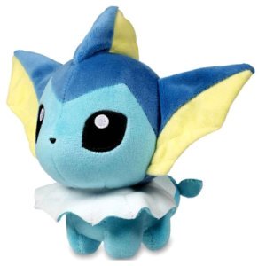 Officiële Pokemon center China pokedoll Vaporeon knuffel +/- 15cm 