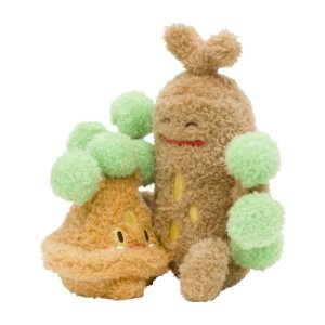 Authentic Pokemon center Plush Sudowoodo & Bonsly, don't cry Sweet Support 18cm wide