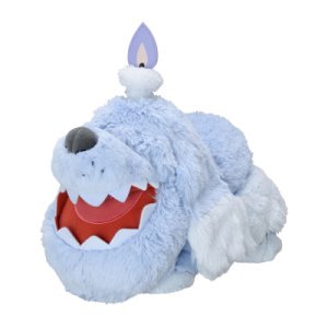 Officiële Pokemon center knuffel Fluffy Hugging / Comfy friends Greavard knuffel 37cm lang