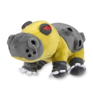 Officiële Pokemon center knuffel Pokemon fit Hippowdon 17cm (lang)