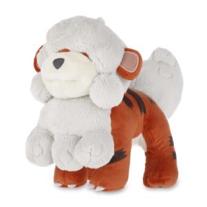 Officiële Pokemon center knuffel Hisuian Growlithe +/- 25cm lang