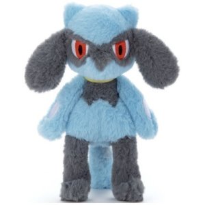 Officiële Pokemon knuffel Riolu KutaKutaTatta 22cm Takara tomy (Small)