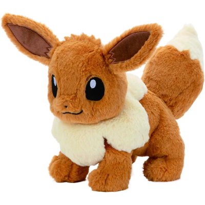 Officiële Pokemon knuffel Eevee KutaKutaTatta 24cm Takara tomy (Medium)