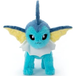 authentic Pokemon plush Vaporeon KutaKutaTatta 41cm long Takara tomy (small size)