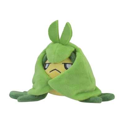 Pokemon knuffel Swadloon 13cm, Officiële Pokemon center Pokemon fit / sitting cutie 