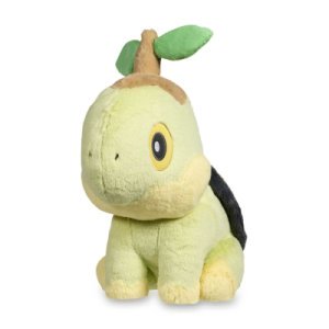 Officiële Pokemon center knuffel Fluffy Turtwig 35cm 