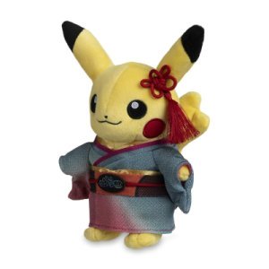 Officiële Pokemon center knuffel kimono Pikachu x Craft Exhibition 2023