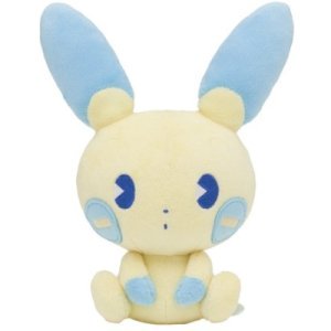 Officiële Pokemon center Knuffel Minun Saiko Soda Refresh 20cm