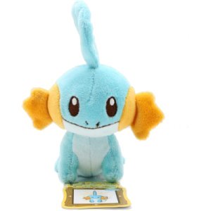 Officiële Pokemon center knuffel Mudkip +/- 15cm canvas series