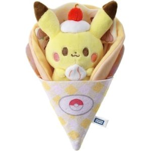 official Pokemon plush Kurukuru Crepe Pikachu Poképeace +/- 16cm Takara tomy