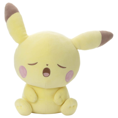 official Pokemon plush sleeping Pikachu Poképeace +/- 40cm Takara tomy