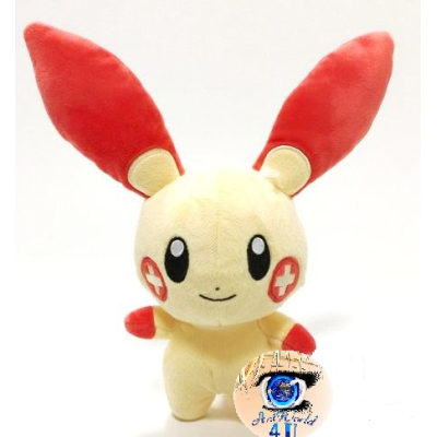 Officiële Pokemon knuffel Plusle +/- 23cm san-ei