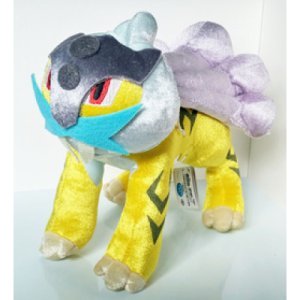 Officiële Pokemon knuffel Raikou 18cm shiny Banpresto movie 2010