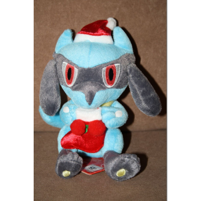 authentic Pokemon plush santa Riolu Christmas 20cm banpresto