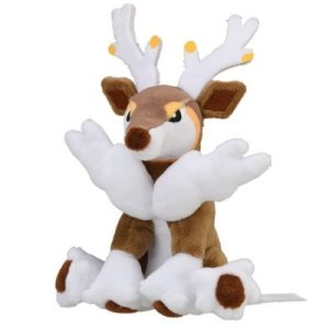 Officiële Pokemon center knuffel Pokemon fit Sawsbuck Winter 17cm 