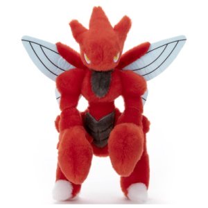 Officiële Pokemon knuffel i choose you Scizor +/- 24cm Takara tomy