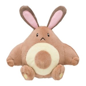 Officiële Pokemon center knuffel Pokemon fit Sentret 18cm lang