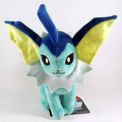 Authentic Pokemon plush Vaporeon pokemon center 2015 +/- 25cm long