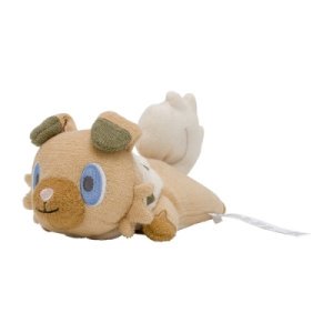 Officiële Pokemon center knuffel, wasbare Comfy Cuddlers Rockruff 16cm lang