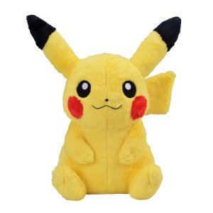 authentic Pokemon center plush Lifesize fluffy Pikachu 44cm (2018)