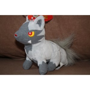 Officiële Pokemon knuffel Poochyena +/- 15cm lang Hasbro