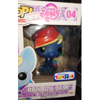 Officiële My Little Pony funko pop Figure Rainbow dash Glitter +/- 9 cm