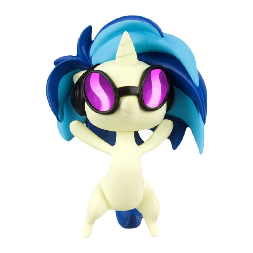Authentic My little Pony chibi vinyl figure DJ pon3 vinyl scratch +/-5cm  (not a toy)