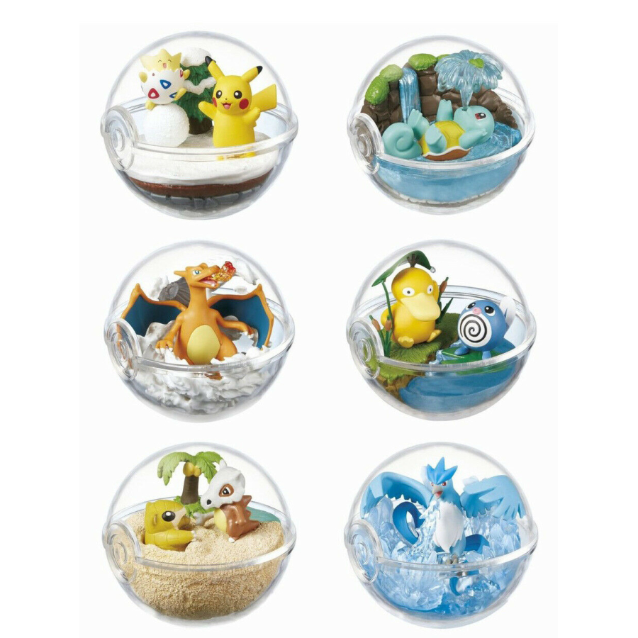 Authentic Pokemon Figures Re Ment Terrarium Collection 3