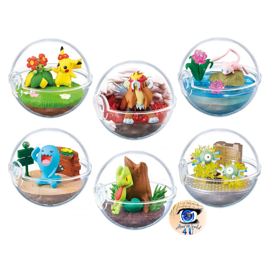 Authentic Pokemon Figures Re Ment Terrarium Collection 6