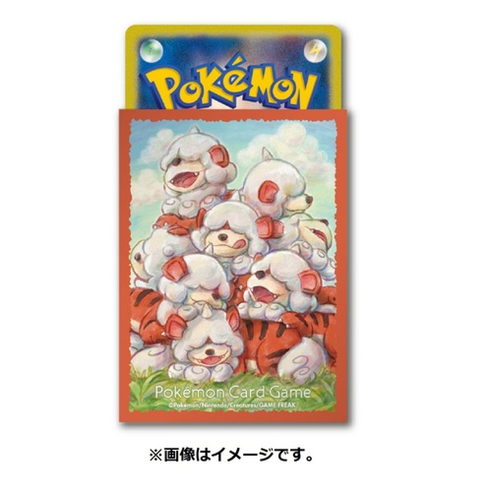 Pokemon center sleeves Hisuian Growlithe | Aniworld4u