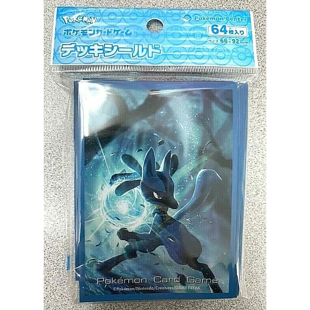 mega lucario card sleeves Pokemon Lucario Deck Protector Sleeves