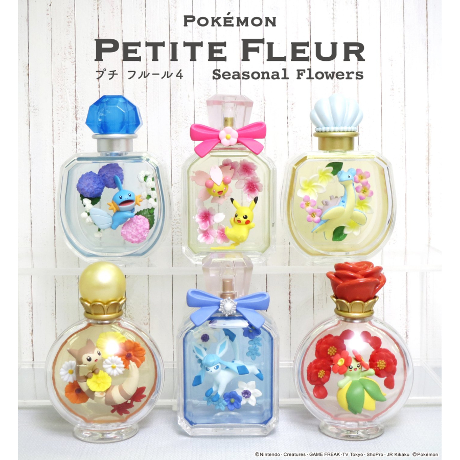Authentic Pokemon figures re-ment Petite Fleur seasonal flowers