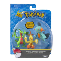 Pokemon Action Pose figures Grovyle, Combusken & Marshtomp 6cm (hoenn)