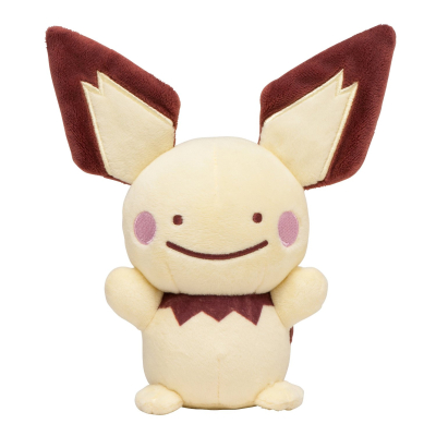 Authentic Pokemon center plush Ditto transform Raichu +/- 17cm