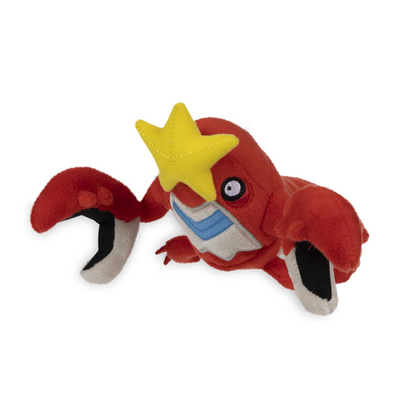 Pokémon Corphish Sitting Cuties Peluche, 15 Cm, Originale Pokémon Center, Peso Con Microsfere