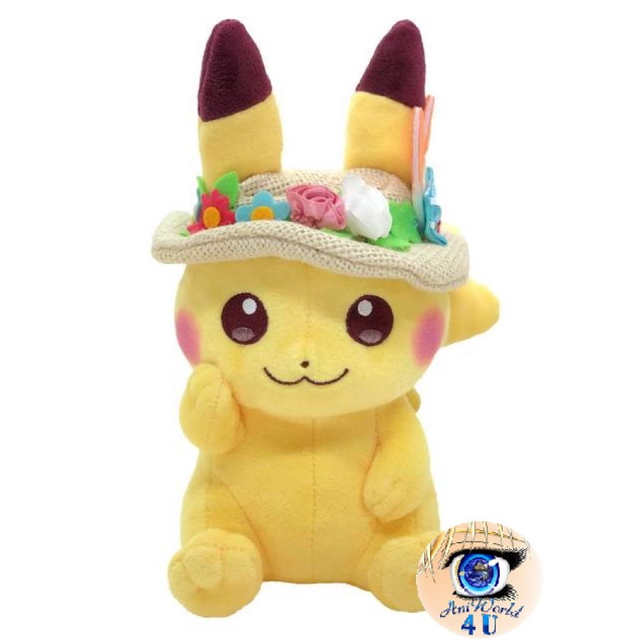 Authentic Pokemon Center Easter Pikachu Plush 21cm Edition