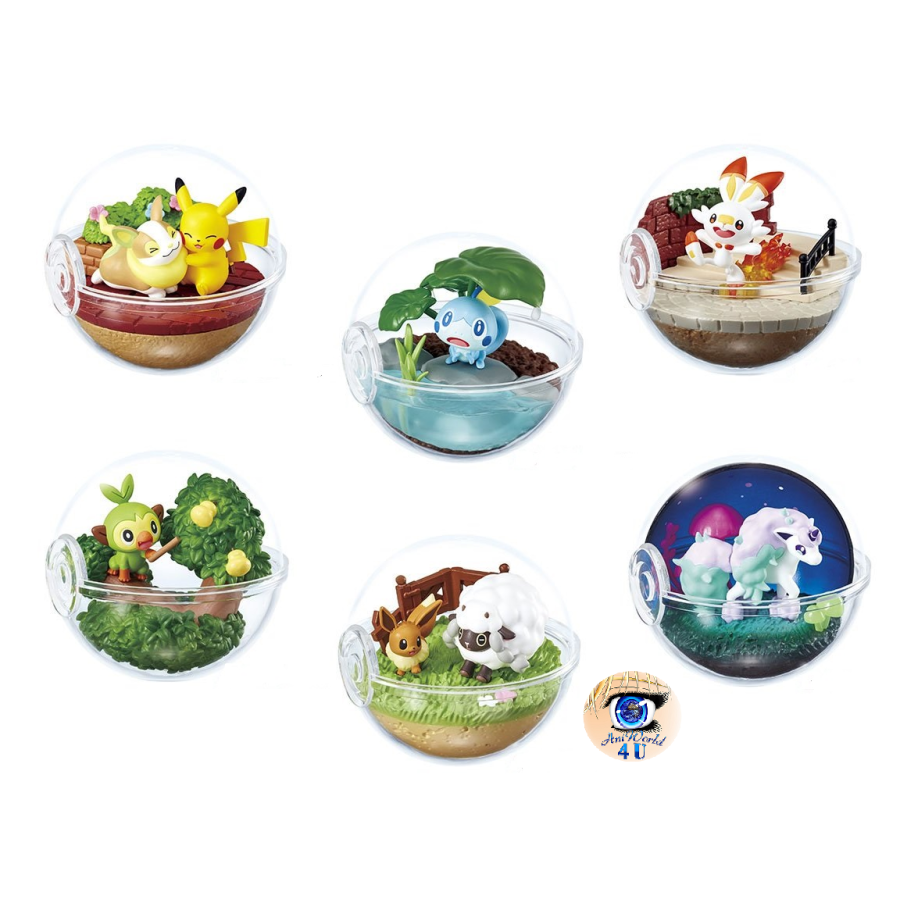 Pokemon Figures Re Ment Terrarium Collection Ex Galar Region