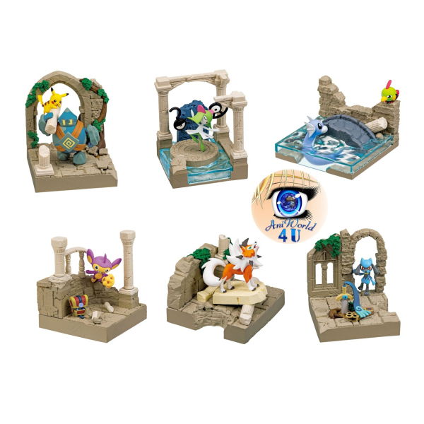 Officiële Pokemon figures re-ment Old Castle Ruins
