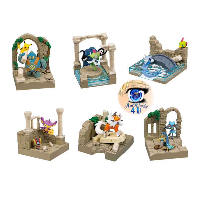 Officiële Pokemon figures re-ment Old Castle Ruins