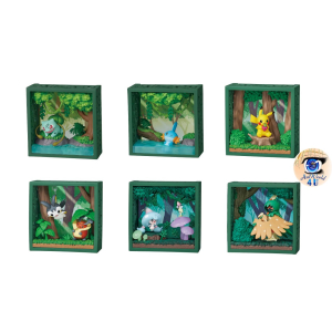 Officiële Pokemon re-ment figures Deep Woods Pokémon Frame
