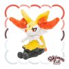 Officiële Pokemon center Pokemon fit knuffel Braixen 17cm 