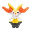 Officiële Pokemon center Pokemon fit knuffel Braixen 17cm 