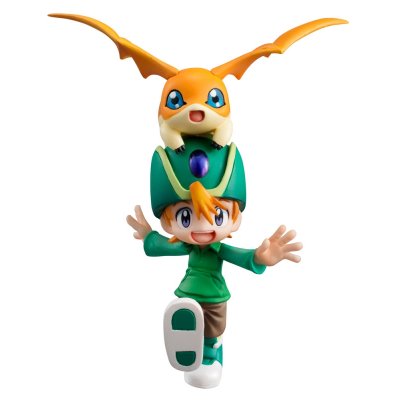 Officiële Digimon Adventure G.E.M. Series PVC figure T.K. Takaishi & Patamon 11 cm