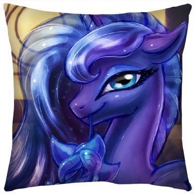 My little Pony Luna met bloem kussen 40x40 cm (sloop + kussen)