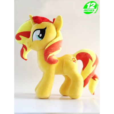 My little Pony knuffel Sunset Shimmer +/- 30cm  (doet niet mee met het knuffel pakket)