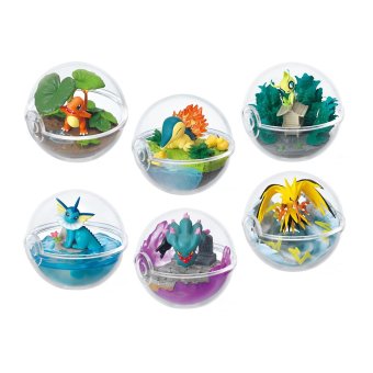 Authentic Pokemon figures re-ment Terrarium collection 3