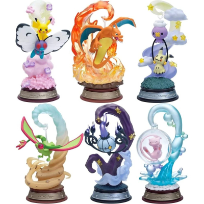 Authentic Pokemon figures re-ment Swing vignette